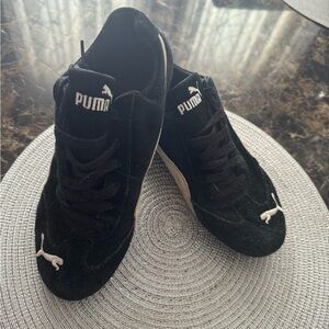 Puma Black Suede Sneakers
